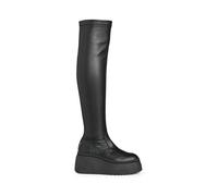 Bottes femme - STEVE MADDEN - Phaeline - Cuir - Talon carré 10cm - Lacets 40