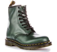 Bottes Femmes Dr Martens 1460 Smoth Core À Lacer 8 Oeillets En Vert EU 36-42