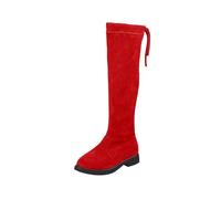 Bottes Femmes Genou Haute Confortable Cuissarde Tirer Sur Automne Temps Hiver Boots Vintage Cowboy Bottes Marche Classique Western Chaussures Botte Montantes Hipster Club Fête Escarpins Haute