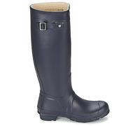 Hunter Botte de pluie en caoutchouc Original Tall Noir/Bleu Adulte 35 1/2