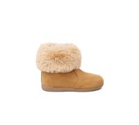 Bottes Fille Col Fourrure Semelle Fine Camel 22
