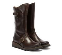 Fly London Mes 2 Bottes à boucle Femme, Marron Dkbrown 004, 38 EU