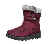 Bottes FourréEs FemmeCatégorie de Produit Bottes de Neige pour Femmes - Titre du Produit Mode Gens Hommes Femmes Hiver à l'eau Crochet Plat Boucle Garder Chaud