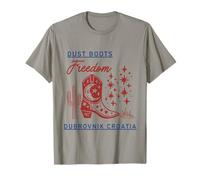 Bottes Freedom Cowgirl Rodeo Dubrovnik Croatie T-Shirt