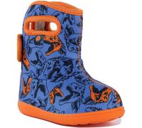 Bébé BOGS Refroidir Dino Enfant Garçon à Enfiler Imperméable Bottes En Bleu 5 -