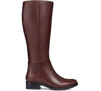 Bottes GEOX D Felicity - Femme - Cuir - Fermeture Zip - Marron 37