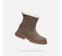 Geox J Shaylax Girl WPF Bottines à la Cheville, Gris fumé, 28 EU