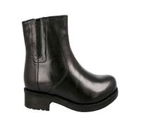 Bottes - GEOX - NEW VIRNA - Cuir noir - Zippées - Isolées 35