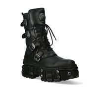 Bottes Gothic de New Rock - M-WALL373-S11 - EU36 à EU47 - pour Unisexe - noir EU 41