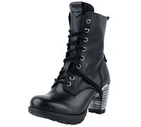 Bottes Gothic de New Rock - Trail Negro Tacon Acero - EU36 à EU43 - pour Femme - noir EU 36