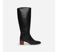 Bottes Hautes Cuir Lisse - Noir - Taille 39 - Vanessa Bruno