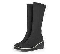 BOTTES HAUTES DE TYPE CHAUSSETTE À TALON COMPENSÉ PERINTON
