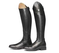 Bottes Hautes D'équitation Pour Hommes (34-48), Bottes D'équitation, Hauteur Genou + Bout Pointu, Résistantes À L'usure + Fermeture Éclair Au Dos, Augmentation La Hauteur (3-5 Cm),43,Black
