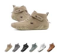 Bottes hautes en cuir italien faites à la main, chaussures Beck imperméables, chaussures d'extérieur légères et antidérapantes for hommes for la randonnée, le camping et la conduite, bottes Chukka mon