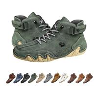 Bottes hautes en daim faites à la main en Italie, Beck Shoes Baskets décontractées légères et imperméables for hommes, chaussures pieds nus for hommes for la randonnée et la conduite, bottes Chukka(ve