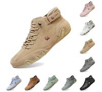 Bottes hautes en daim faites à la main en Italie, Beck Shoes Baskets décontractées légères et imperméables for hommes, chaussures pieds nus for hommes for la randonnée et la conduite, bottes Chukka