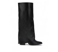 Bottes hautes en simili à talon avec fourreau.Dotées d'une fermeture zippée côté intérieur.Intérieur en tissu. pour femme - Bottes, 40