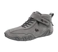 Bottes Hautes Faites À La Main Homme, Chaussures Imperméables, Légères, Antidérapantes Et Respirantes, Chaussures De Marche Chaussure Antidérapantes Et Respirantes Chaussure Mode Gris 43