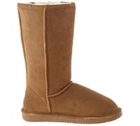 Bottes hautes Femme BEARPAW Elle Tall - Daim-Nubuck - Marron/Noir - Fermeture Zip