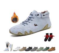 Bottes Hautes Italiennes Faites À la Main Chaussures D'extérieur Unisexes Minimalistes Beck Respirantes Antidérapantes Décontractées Pieds Nus for la Marche la Randonnée la Conduite Bottes Baskets(Lig