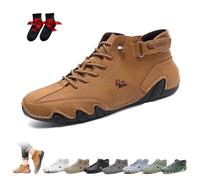 Bottes Hautes Italiennes Faites À la Main Chaussures D'extérieur Unisexes Minimalistes Beck Respirantes Antidérapantes Décontractées Pieds Nus for la Marche la Randonnée la Conduite Bottes Baskets(bru