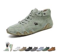 Bottes Hautes Italiennes Faites À la Main Chaussures D'extérieur Unisexes Minimalistes Beck Respirantes Antidérapantes Décontractées Pieds Nus for la Marche la Randonnée la Conduite Bottes Baskets(Lig