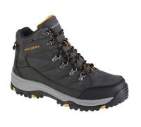 Bottes Homme Skechers Relment - Daggett en Cuir Gris à Lacets 43