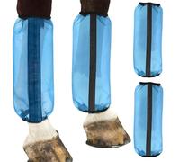 Bottes Horse Fly - Leggings Équins Élastiques | 4 Pièces Enveloppements De Jambe En Maille Pour Équidé | Pour La Participation Aux Courses Compétition Stable Entraînement Sportif Ranch Confort À La Fe