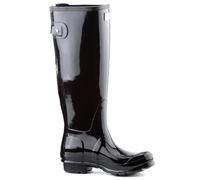 Bottes Hunter Original Back Adjust Glos pour femme - Noir - Caoutchouc - Imperméable 38