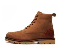 Bottes Hush Puppies Maguire Mode Casual Designer En Daim Cuir À Mi-Mollet Tan
