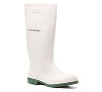 Dunlop Pricemaster Non Sécurité 100% Imperméable Wellington Travail Bottes Blanc