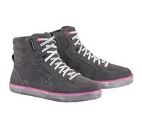 Bottes imperméables Alpinestars Stella J-6 pour femmes gris fuchsia