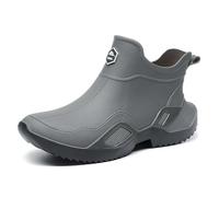 Bottes imperméables pour Femme Caoutchouc Chelsea Bottines Antidérapant Anti-Pluie Sécurité Résistante Confort Pieds Larges Jardinage Polyvalentes Chaussures