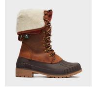 Bottes Kamik SiennaF2 pour femme en cuir marron à lacets - Hauteur de tige moyenne 36