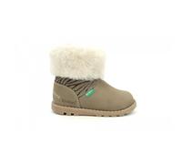 Bottes - KICKERS - Nonofur - Beige - Cuir - Haute tige 25