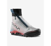 La Sportiva - Chaussures d'alpinisme en GORE-TEX - Aequilibrium Speed GTX W White/Hibiscus pour Femme - Taille 39,5 - Blanc Blanc 39,5