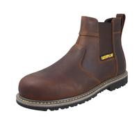 Bottes Large Dealer En Cuir Enduit à Pointe Acier Caterpillar, Dealer P725038