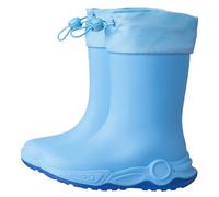 Bottes légères en caoutchouc pour enfants, semelle antidérapante, imperméables, rétractables, pour temps pluvieux, chaussures en caoutchouc portables toute l'année, 01 bleu., 21 EU