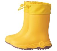 Bottes légères en caoutchouc pour enfants, semelle antidérapante, imperméables, rétractables, pour temps pluvieux, chaussures en caoutchouc portables toute l'année, Jaune 05, 20 EU