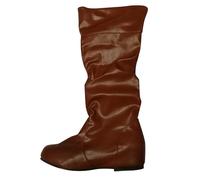 Bottes marron élégantes avec bout classique avec talon bas au-dessus du genou Bottes Hautes au-dessus du Genou avec bout Bottes Chevalerie 39, marron, 41 EU