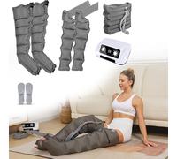 Bottes Masseur De Jambes Électrique À Compression D'air, Drainage Lymphatique Jambes, 6 Chambres Botte Pressotherapie Jambes Et Ventre Et Bras, Circulation Sanguine Jambes