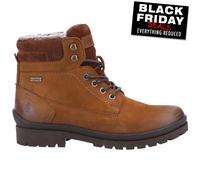 Hush Puppies Femmes Cuir Annay Mi Bottes Chameau Marron