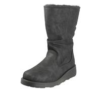 Bottes Mi-Mollet À Talon Large Zippo Doublées En Fourrure Spot On F4466