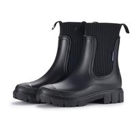Bottes mi-Mollet imperméables et antidérapantes avec Semelles épaisses, Bottes de Pluie pour Femme avec Soutien de la voûte Plantaire, élastiques, imperméables, légères, antidérapantes 2026