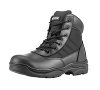 VEVOR Bottes Militaires Homme Pointure EU 42,5 Bottes Tactiques de Combat Légères Respirantes Robustes, Semelle Confortable, Chaussures de Travail de Randonnée pour Sécurité Extérieur, Alpinisme, Noir