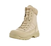 Bottes Militaires Homme Pointure EU 44-VEVOR-Bottes Tactiques de Combat Légères Respirantes-Chaussures de Travail-Couleur Sable 44