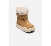 Bottes Moon Boot MB JR PARK STRAP BOOT SUEDE pour Enfant 34 Marron