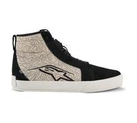 Alpinestars Ride-63 Canvas Chaussures moto, Noir/Gris/Blanc, Taille 12