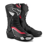 Alpinestars SMX-6 V3, bottes 45 EU Noir/Argent/Rouge Noir/Argent/Rouge