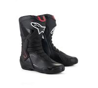 Alpinestars SMX-6 V3 Bottes de moto, Noir/Rouge/Blanc, Taille 45